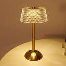 Axyaa Rechargeable LED Touch Night Lamp Glass Table Lamps