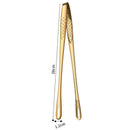 Axyaa Stainless Steel BBQ Tongs with Long Handle and Non-Slip Grip