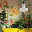 Axyaa Glass Suspension Chandelier - Retro White Ceiling Light for Living Room