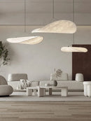 Axyaa Nordic Silk LED Pendant Lights Bedroom Chandelier - Luminarias & Home Decor