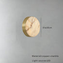 Axyaa Luxury Marble Ceiling Lamp Black Gold Modern Home Decor