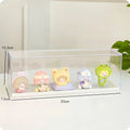 Axyaa Acrylic Anime Figure Display Case - DIY Removable Dustproof Storage Box