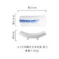 Axyaa Ceramic Tableware Set: Sushi, Hot Pot, BBQ Plate for Hotel, Restaurant