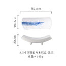 Axyaa Ceramic Tableware Set: Sushi, Hot Pot, BBQ Plate for Hotel, Restaurant