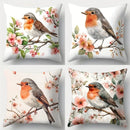 Axyaa Happy Branch Pillow Case Set, 17.7 Inches, Single-Sided Print