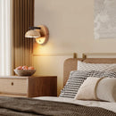 Axyaa Yellow Travertine LED Wall Light - Vintage Industrial Bedroom Lamp
