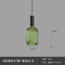 Axyaa Retro LED Glass Pendant Lamp for Home Decor Lighting