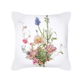 Axyaa Modern Flowers Printed Cushion Cover 45x45cm - Nordic Spring Farmhouse Decor