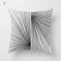 Axyaa Grey Family Pillowcase Square Office Cushion Cover