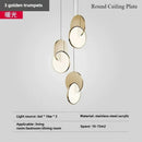 Axyaa Nordic Glass Chandelier LED Lighting Modern Luxury Art Pendant Lamp