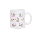 Axyaa Kawaii Panda Bear Mocha Cat Christmas Mug Mugs Set Original Drinkware