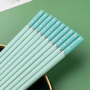 Axyaa Non-Slip Chopsticks Set - 5 Pairs for Sushi and Healthy Eating