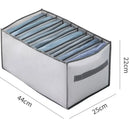 Axyaa Denim Storage Box Drawer Organizer System for Closet Clothing Cabinet
