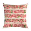 Axyaa Vintage Plant-flower Linen Cushion Cover 45*45cm