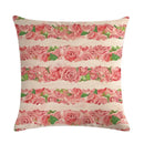 Axyaa Vintage Plant-flower Linen Cushion Cover 45*45cm