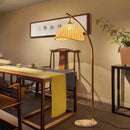 Axyaa Bamboo Led Floor Lamp with Nordic Minimalist Design