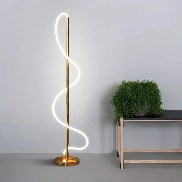 Axyaa Minimalist LED Floor Lamp - Modern Nordic Design