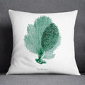 Axyaa Dark Green Floral Animal Pattern Pillow Case for Modern Home Decor