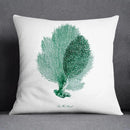 Axyaa Dark Green Floral Animal Pattern Pillow Case for Modern Home Decor