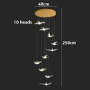 Axyaa LED Pendant Chandeliers for Modern Home Decor Indoor Lighting