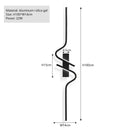Axyaa LED Wall Sconce Light for Indoor Corridor Aisle, Aluminum Material
