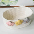 Axyaa Star Pattern Cotton Rope Storage Basket