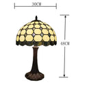 Axyaa Glass Desk Lamp: European Minimalist Style, Antique Decorative Metal Holder