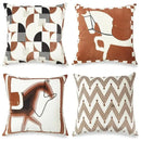 Geometric & Horse Patterned Throw Pillow Covers by Axyaa - Sofa Bedroom Car Pillow Cover