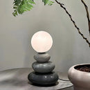 Colorful Ceramic LED Table Lamp for Bedroom Desk, Mood Light by Axyaa