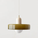 Axyaa Retro Glass Pendant Lamp LED Modern Design for Dining Room Bedroom Living Room