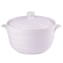 Axya Ceramic Double Ears Bowl with Lid, Large Soup Stew Cup