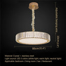 Axyaa Modern Crystal Ceiling Chandelier Dimmable Lighting Fixture