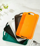 Axyaa Non-Slip Tray, Plastic Plates, Double Ear Tea Cups, Serving Dishes
