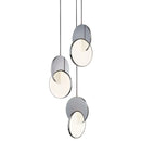 Axyaa Modern Gold Ring Pendant Light with LED Nordic Design