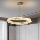 Axyaa Crystal Pendant Light for Living Room Dining Bedroom - Postmodern Design
