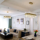 Axyaa Crystal Chandelier: Modern Light Luxury for Living Room, Bedroom, Dining Room & Hotel