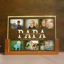 Axyaa Custom 3D Acrylic Lamp with Photo Text Night Light Gift
