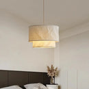 Axyaa Zen Linen Chandelier - Japanese Retro Chinese Style Lamp