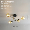 Axyaa Glass Ball Branch Chandeliers - Nordic Light Postmodern Luxury LED Pendant Lights