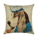 Axyaa Cartoon Design Linen Pillowcase for Home Décor