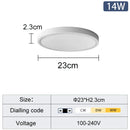 Axyaa Ultra Thin LED Ceiling Lamps for Bedroom & Living Room with Various Light Options
