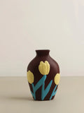 Axyaa Morandi Ceramic Vase for Creative Living Room Decor