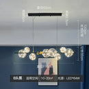 Axyaa LED Glass Ball Chandelier with Remote Control Home Decoration Indoor Lighting