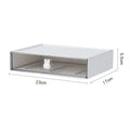 Axyaa Kawaii Stationery Storage Box with Plastic Drawers for Office Desk Organization