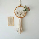 Axyaa Nordic Macrame Wall Hanging Round Wall Tapestry for Home Decor