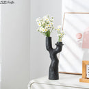 Axyaa Tree Branches Ceramic Vase Desk Decoration for Aesthetic Room Decor