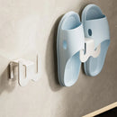 Axyaa Slipper Hook Rack Wall Mounted Bathroom Storage Shoe Drying Rack