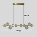 Axyaa Nordic Glass Chandelier Pendant Lamp for Dining Room Lighting