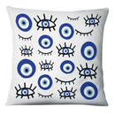 Axyaa Evil Eye & Hamsa Cushion Covers - Sofa, Bedroom, Car Pillow Cover