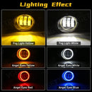 Axyaa Angel Eye Fog Light Nissan Altima Sylphy Versa X-Trail LED Daytime Running Lamp